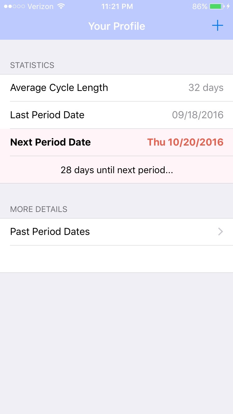 period tracker