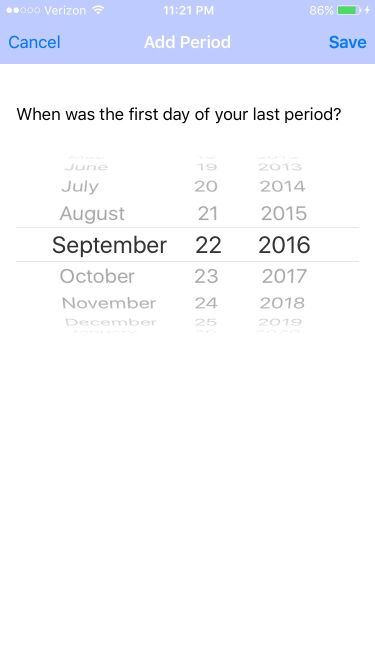 period tracker