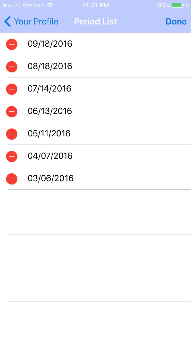 period tracker